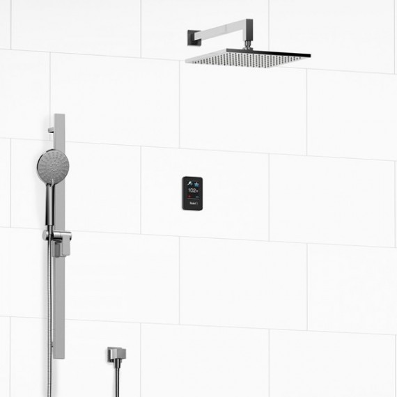 Riobel Genius Shower KIT901GE 1/2 inch electronic system with hand shower rail and shower head