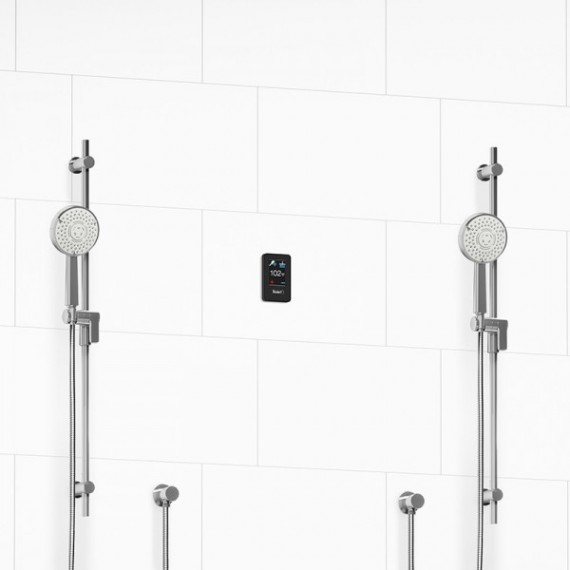 Riobel Genius Shower KIT908GE 1/2 inch electronic system with hand shower rail