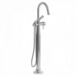 Riobel Momenti TMMRD39J 2-way Type T (thermostatic) coaxial floor-mount tub filler with hand shower (Without Rough-in)
