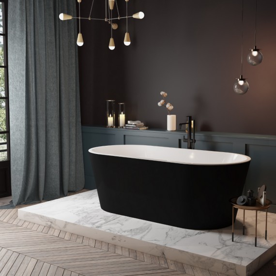 Virta Barcelona  Freestanding Acrylic 59" Bathtub