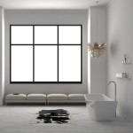 Virta Venice Stone Freestanding Stone 63" Bathtub