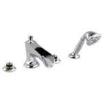 BRIZO ROOK T67461 ROMAN TUB TRIM WITH HAND SHOWER 