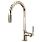 BRIZO LITZE 63043LF ARC SPOUT PULL-DOWN, KNURLED HANDLE 