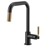 BRIZO LITZE 63053LF SQUARE SPOUT PULL-DOWN, KNURLED HANDLE 