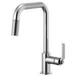 BRIZO LITZE 63054LF SQUARE SPOUT PULL-DOWN, INDUSTRIAL HANDLE 