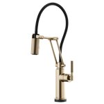 BRIZO LITZE 64243LF ARTICULATING WITH SMARTTOUCH, KNURLED HANDLE 