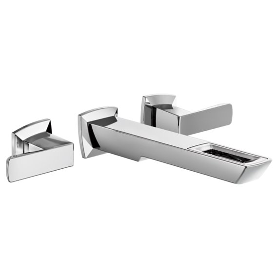 BRIZO VETTIS T65886LF TWO HANDLE WALL MOUNT LAVATORY FAUCET 