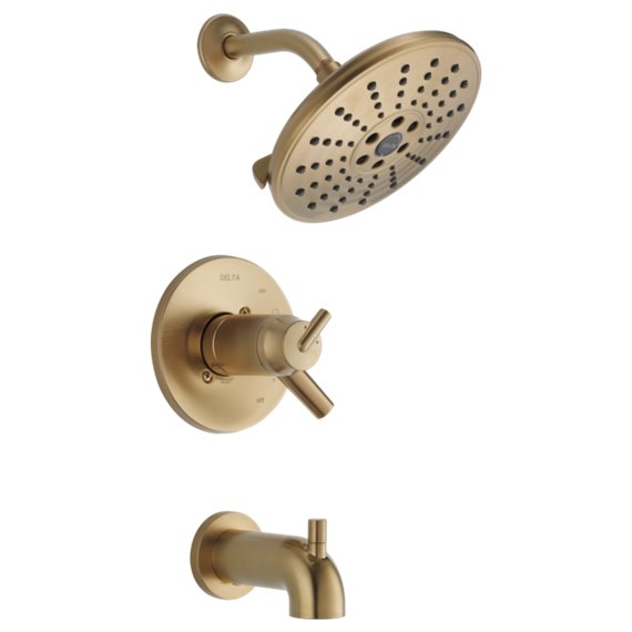 DELTA TRINSIC T17T459-H2O THERMOSTATIC TUB AND SHOWER TRIM                            