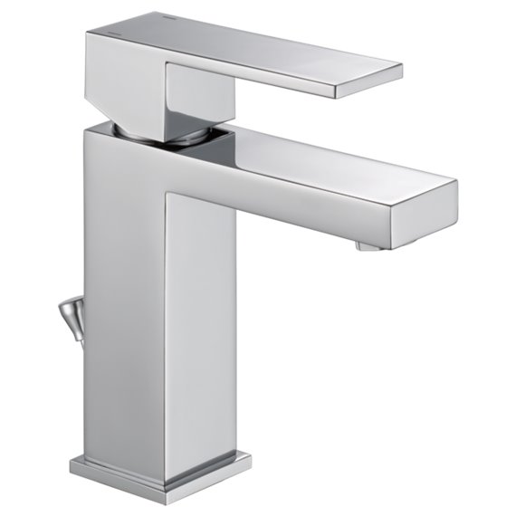 DELTA MODERN ANGULAR 567LF-HGM-PP SINGLE HANDLE PROJECT PACK FAUCET- LOW FLOW                 