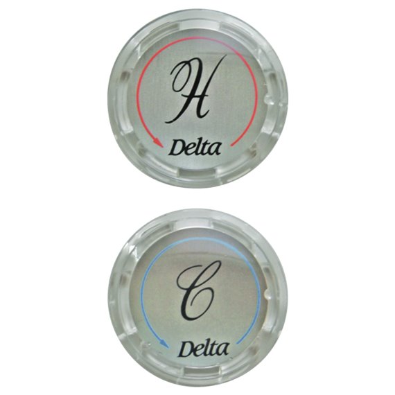 DELTA  RP19659 D-BUTTON SET(2)-    CLEAR HNDL                              