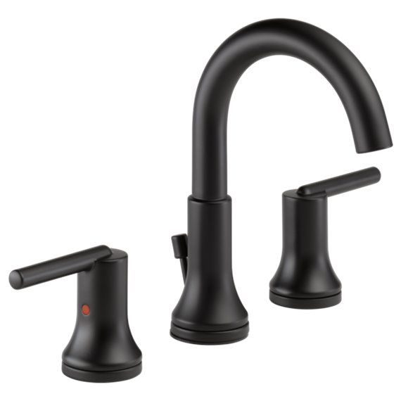 DELTA TRINSIC 3559-MPU-DST WIDESPREAD LAVATORY FAUCET W/ METAL POP-UP                  