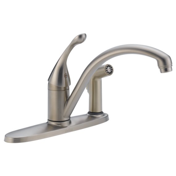 DELTA COLLINS 340-DST 1H KITCHEN FAUCET W/SPRAYER                                 