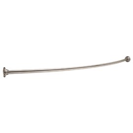 DELTA  42205 SHOWER ROD W/ BRACKETS 6" BOW 1" X 5'...