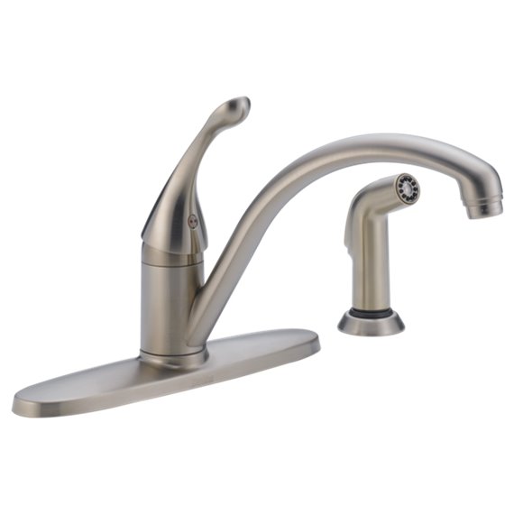 DELTA COLLINS 440-DST 1H KITCHEN FAUCET W/SIDE SPRAYER                            