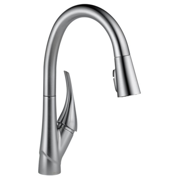 DELTA ESQUE 9181-DST SINGLE HANDLE PULL-DOWN KITCHEN FAUCET                      