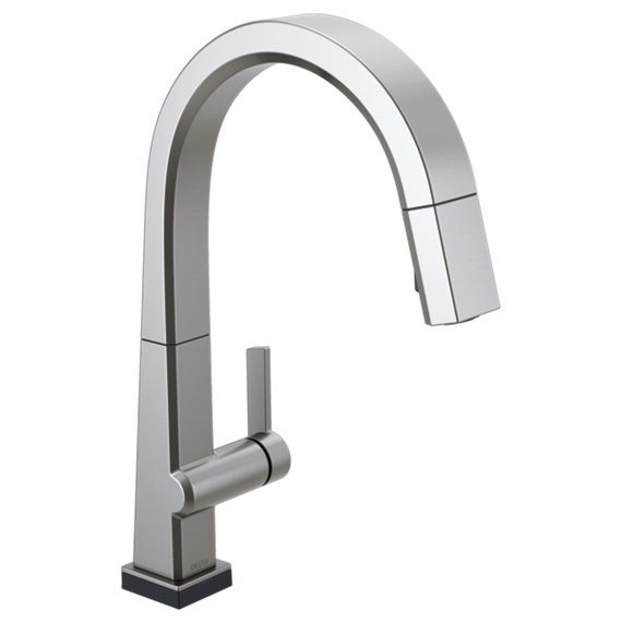 DELTA PIVOTAL 9193T-DST SINGLE HANDLE PULL DOWN KITCHEN FAUCET WITH TOUCH2O TECHNOLO