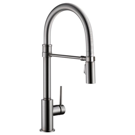 DELTA TRINSIC 9659-DST SINGLE HANDLE PULL-DOWN KITCHEN FAUCET WITH SPRING SPOUT    