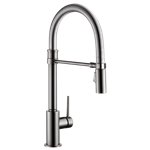 DELTA TRINSIC 9659-DST SINGLE HANDLE PULL-DOWN KITCHEN FAUCET WITH SPRING SPOUT    
