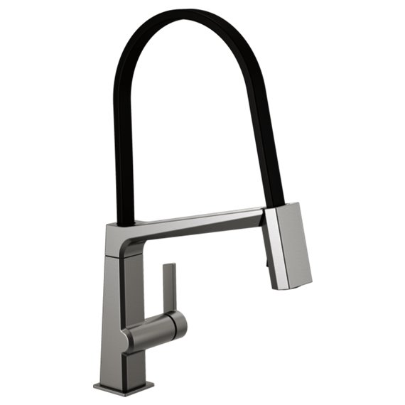 DELTA PIVOTAL 9693-DST SINGLE HANDLE EXPOSED HOSE KITCHEN FAUCET                   