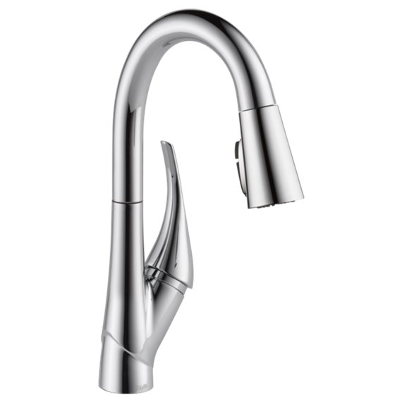 DELTA ESQUE 9981-DST SINGLE HANDLE PULL-DOWN BAR/PREP FAUCET                     