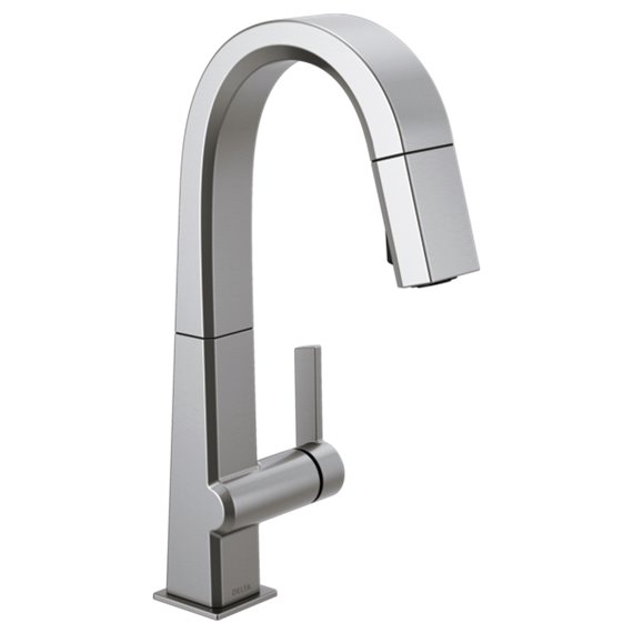 DELTA PIVOTAL 9993-DST SINGLE HANDLE PULL DOWN BAR/PREP FAUCET                     