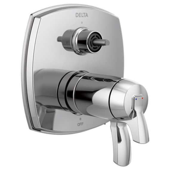 DELTA STRYKE T27T876-LHP 17 THERMOSTATIC INTEGRATED DIVERTER TRIM WITH THREE FUNCTION