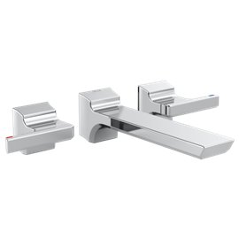 DELTA PIVOTAL T3599LF-WL TWO HANDLE WALL MOUNTED FAUCET... 2