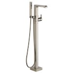 DELTA ARA T4767-FL FLOOR MOUNT TUB FILLER WITH HANDSHOWER                      