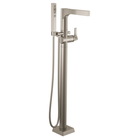 DELTA ZURA T4774-FL FLOOR MOUNT TUB FILLER WITH...