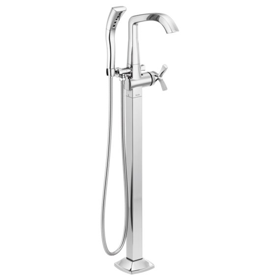DELTA STRYKE T47766-FL FREESTANDING TUB FILLER...