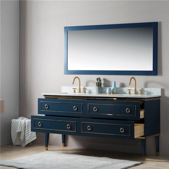 Virta 72 Inch Bluestar Floor Mount Double Sink...