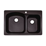 Franke DIG62F91 GRAVITY  GRANITE - DUAL MOUNT SINK DOUBLE