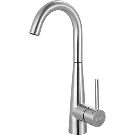 Franke FFB34 STEEL PULL DOWN BAR FAUCET WITH SWIVEL SPOUT, SIDE LEVER HANDLE
