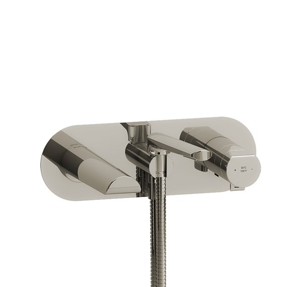 Riobel Parabola PB21 Wall-mount Type T/P thermo/pressure balance coaxial tub filler with hand shower
