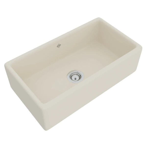 Shaws RC3318 33" Lancaster Single Bowl Farmhouse Apron Front Fireclay Kitchen Sink