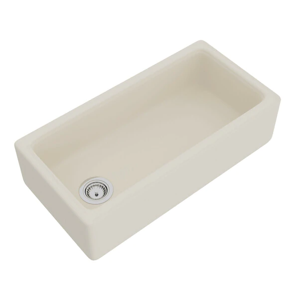 Shaws RC3618 36" Lancaster Single Bowl Farmhouse Apron Front Fireclay Kitchen Sink
