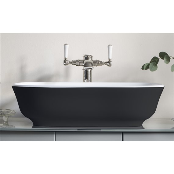 Victoria + Albert VB-AMT-60 Amiata 60 Rounded Rectangle Vessel Lavatory Sink