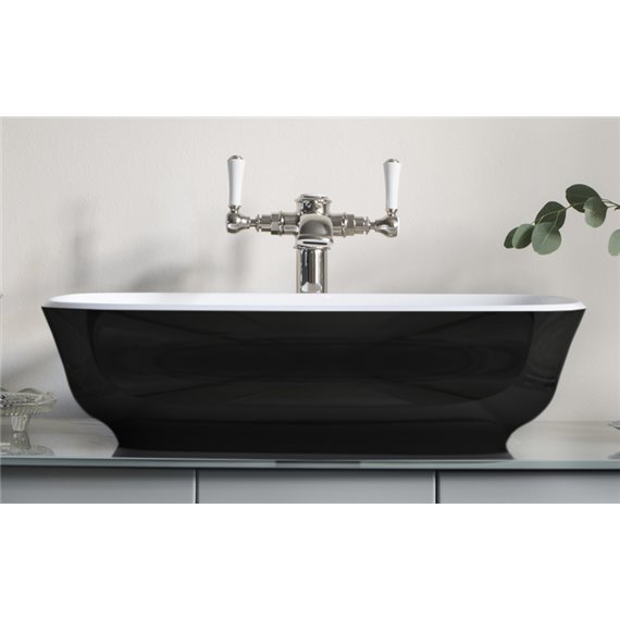 Victoria + Albert VB-AMT-60 Amiata 60 Rounded Rectangle Vessel Lavatory Sink