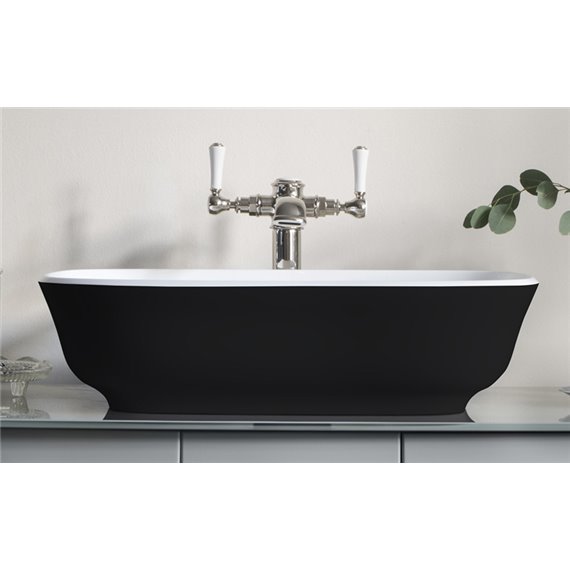 Victoria + Albert VB-AMT-60 Amiata 60 Rounded Rectangle Vessel Lavatory Sink