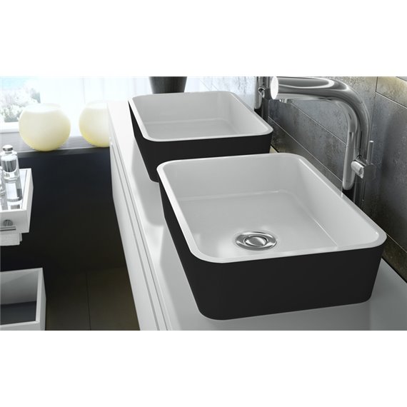 Victoria + Albert VB-EDG-45 Edge 45 Rounded Rectangle Vessel Lavatory Sink