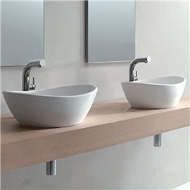 Victoria + Albert VB-AML-55 Amalfi Oval Vessel Lavatory Sink 2