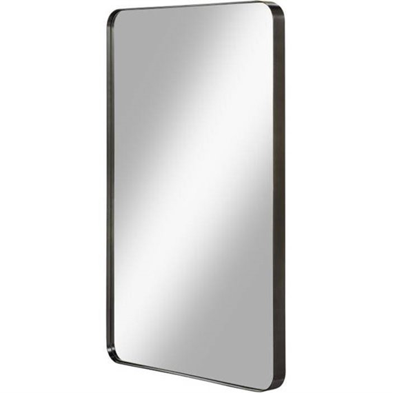 Fairmont Designs Reflections 24" Metal Frame Mirror - Brushed Nickel