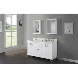 Fairmont Designs Revival 60" Double Bowl Vanity - Glossy...