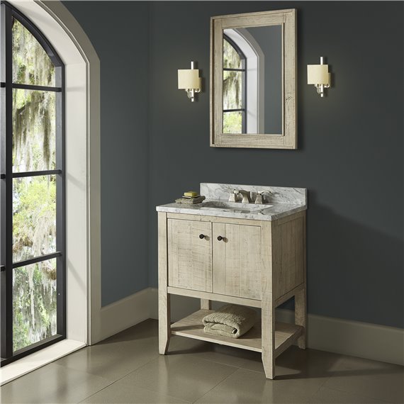 Fairmont Designs River View 30" Open Shelf Vanity - Toasted Almond