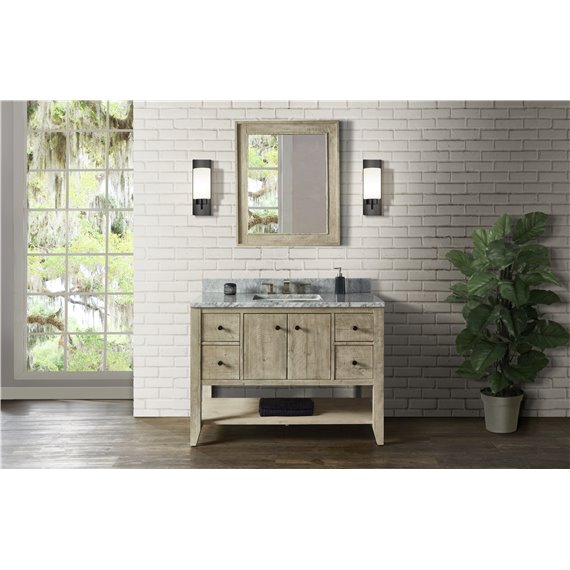 Fairmont Designs River View 48" Open Shelf Vanity - Toasted Almond