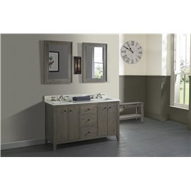 Fairmont Designs River View 60" Double Bowl Vanity -...