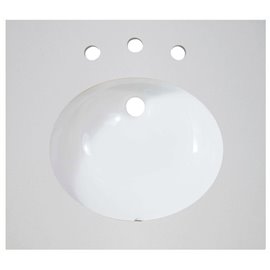 Fairmont Designs 2cm (3/4") 25" Quartz Top Ogee Edge 2