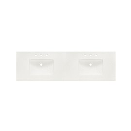 Fairmont Designs 2inch - 72" Tops Double Bowl Quartz Top...