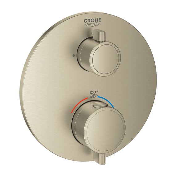 Grohe 24107 Grohtherm Round Single Func Thm Trim