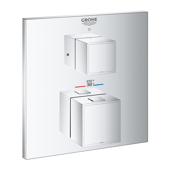 Grohe 24158 Grohtherm Cube Dual Func Thm Trim